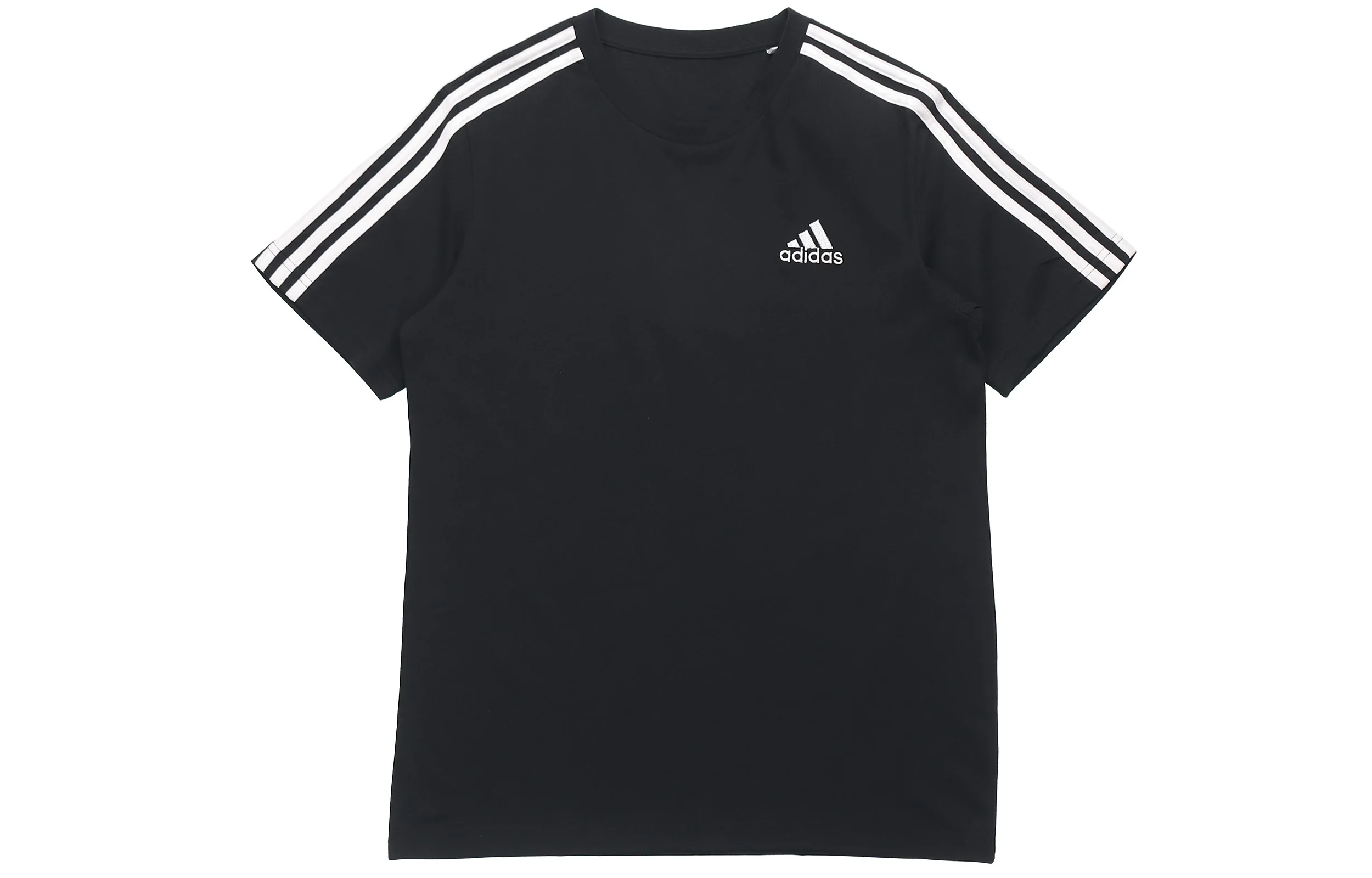 Adidas ESSENTIALS 3 Stripes T-Shirt 'Black'