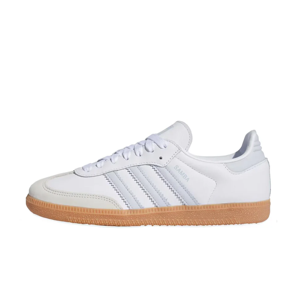 Adidas Samba Originals OG 'White Halo Blue Gum' 「Womens」