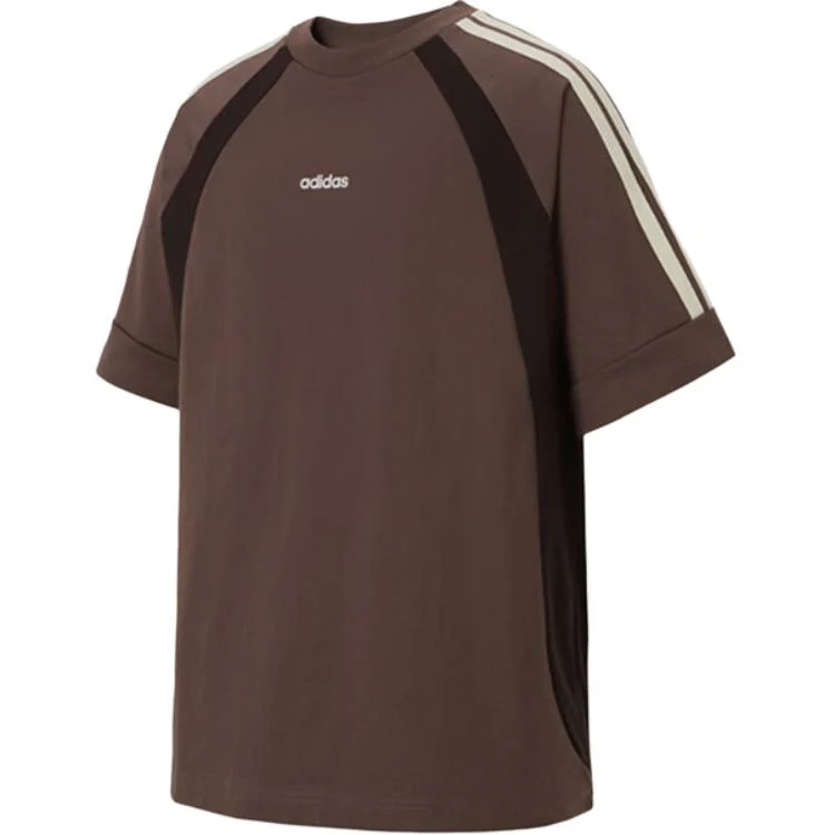 Adidas Sports & Lifestyle T-Shirts 'Brown'