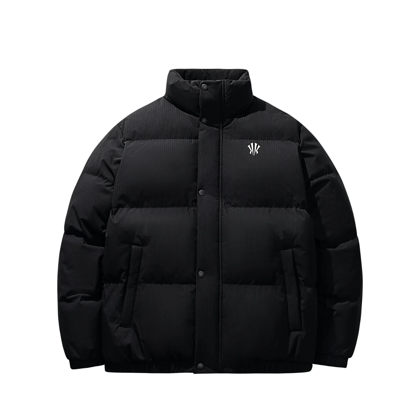 ANTA Down Jackets Unisex Black Stand Collar Moderate