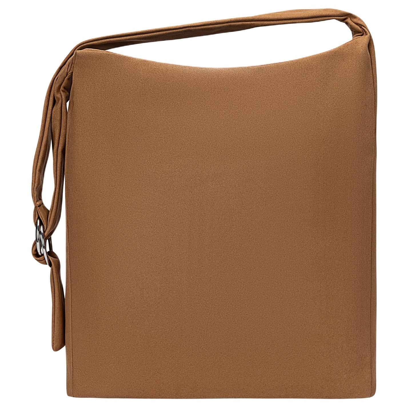 Anta Irving Series Suede Shoulder Bag, Crossbody Bag Yellow - Image 4