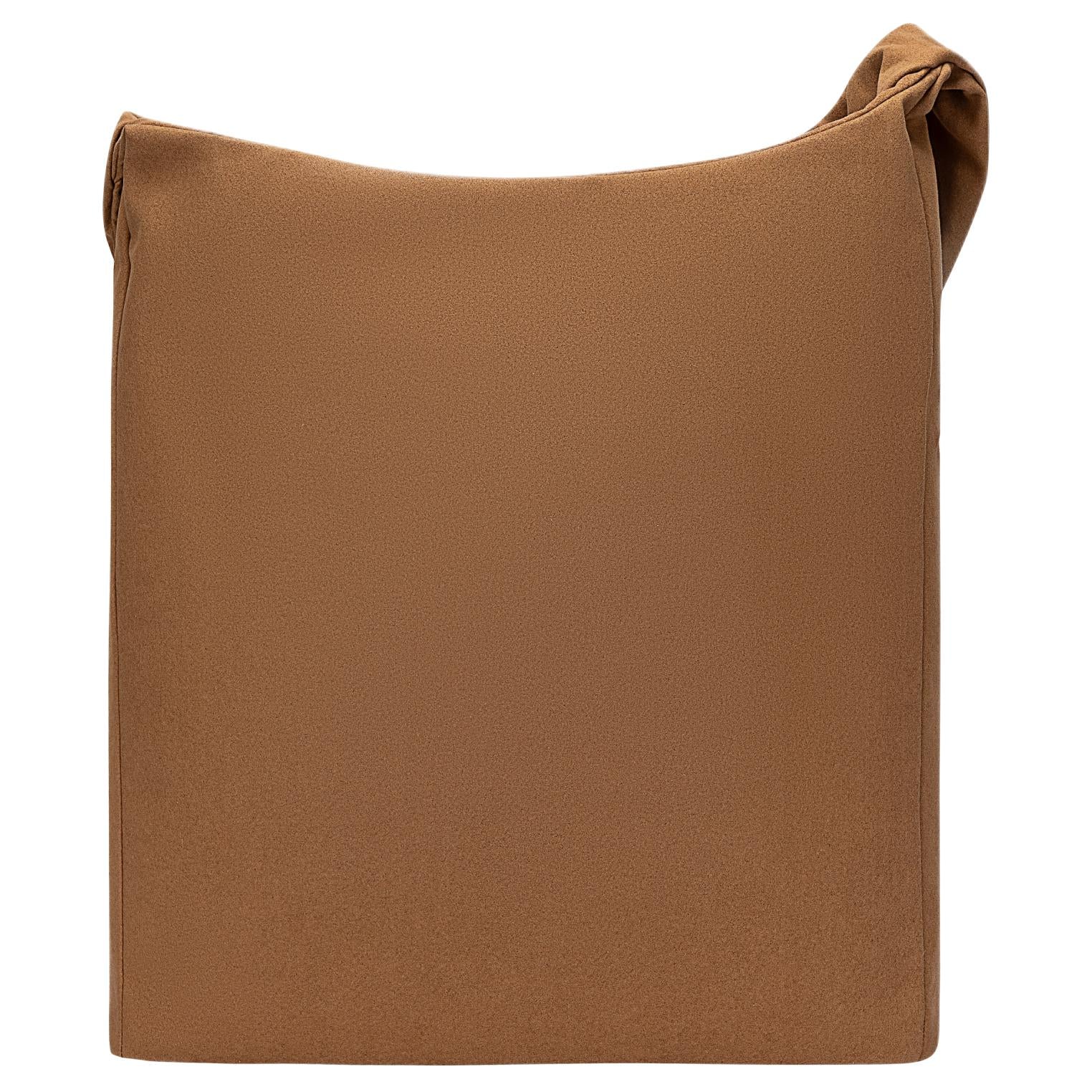 Anta Irving Series Suede Shoulder Bag, Crossbody Bag Yellow - Image 5