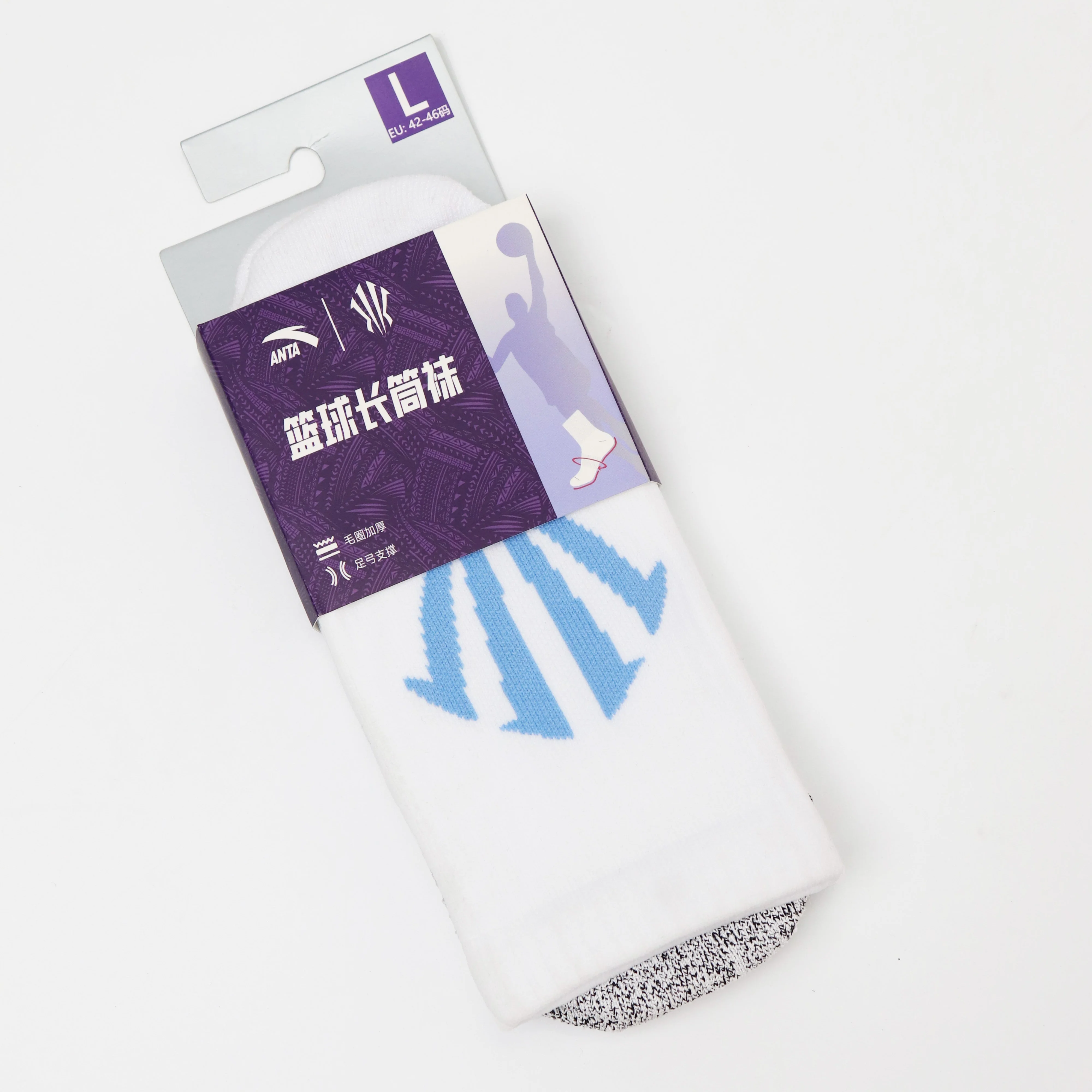 Anta Kai Basketball Socks(One pair of packages) - Image 18