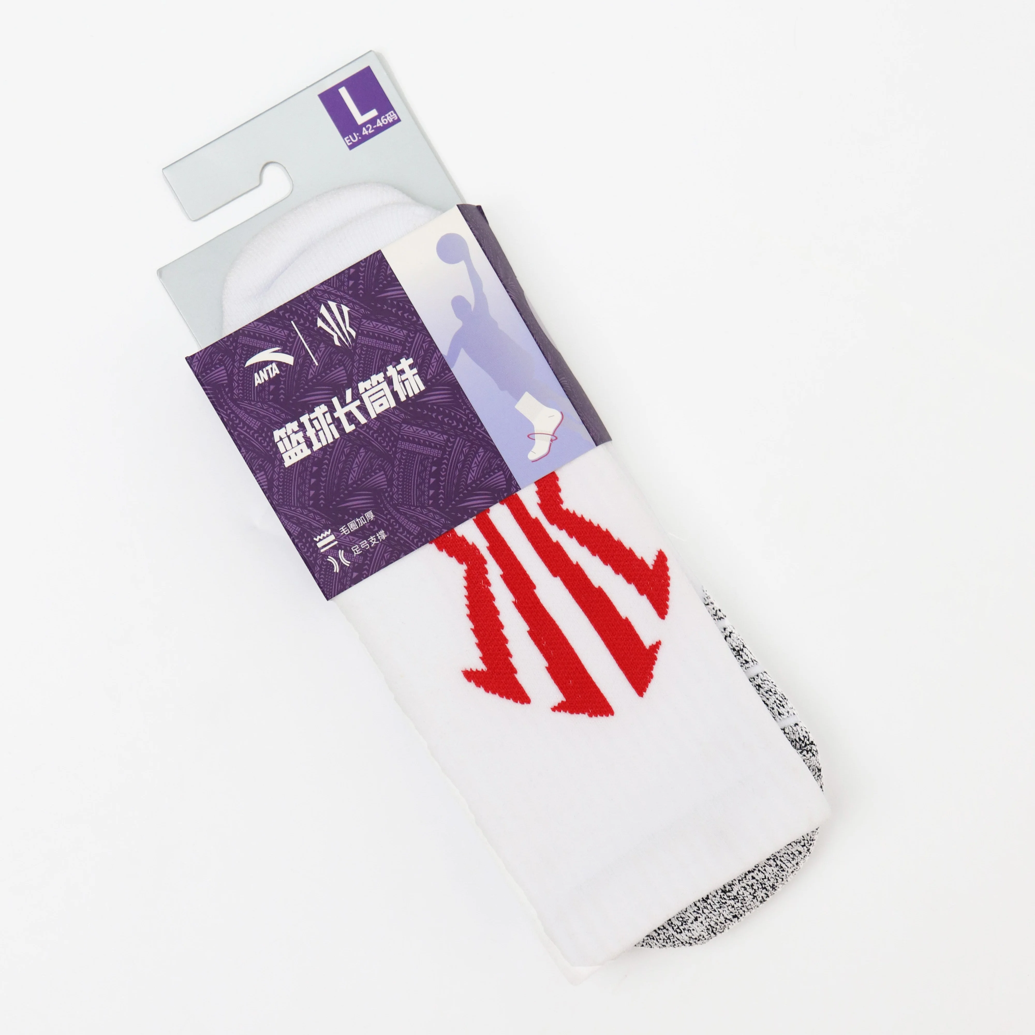 Anta Kai Basketball Socks(One pair of packages) - Image 19