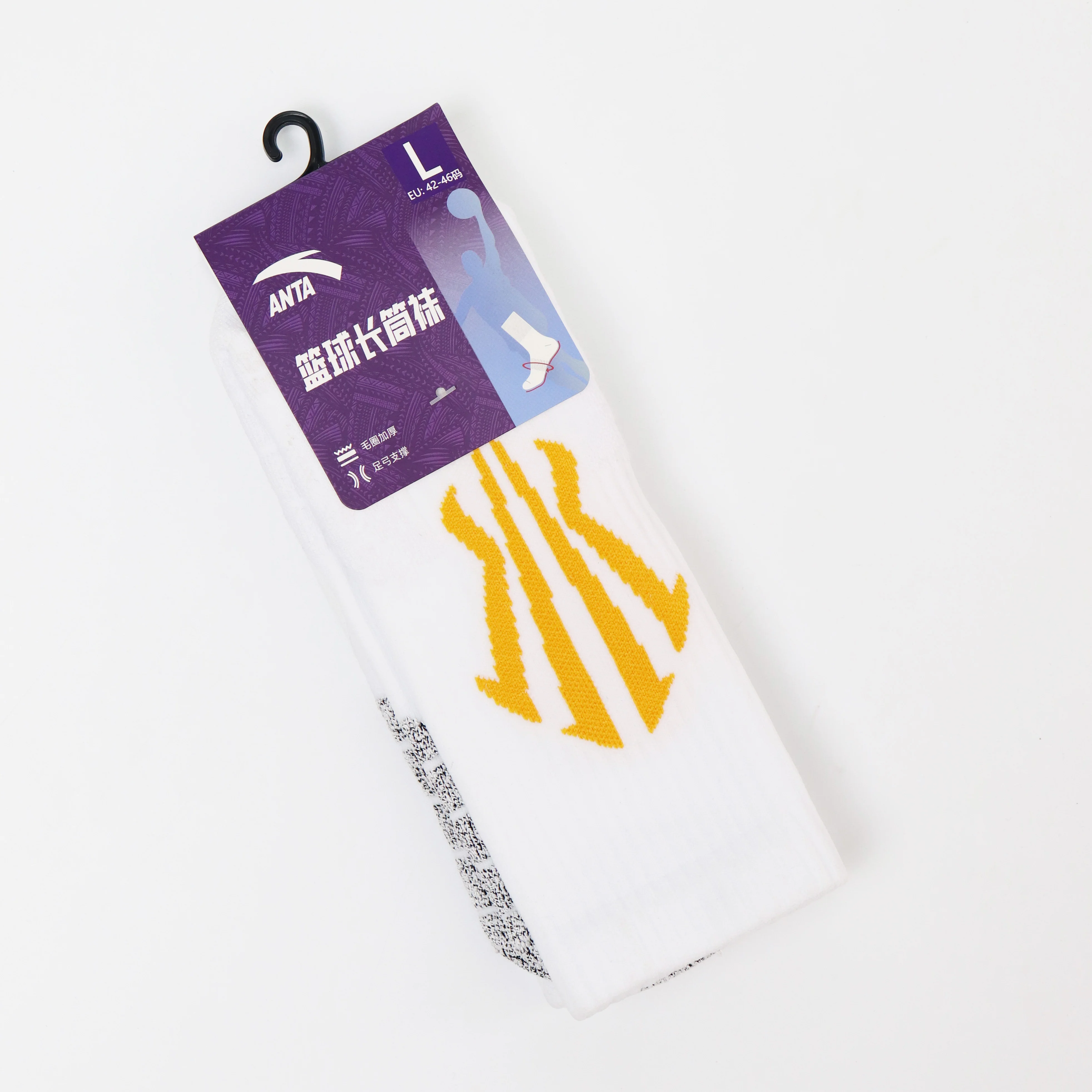 Anta Kai Basketball Socks(One pair of packages) - Image 22