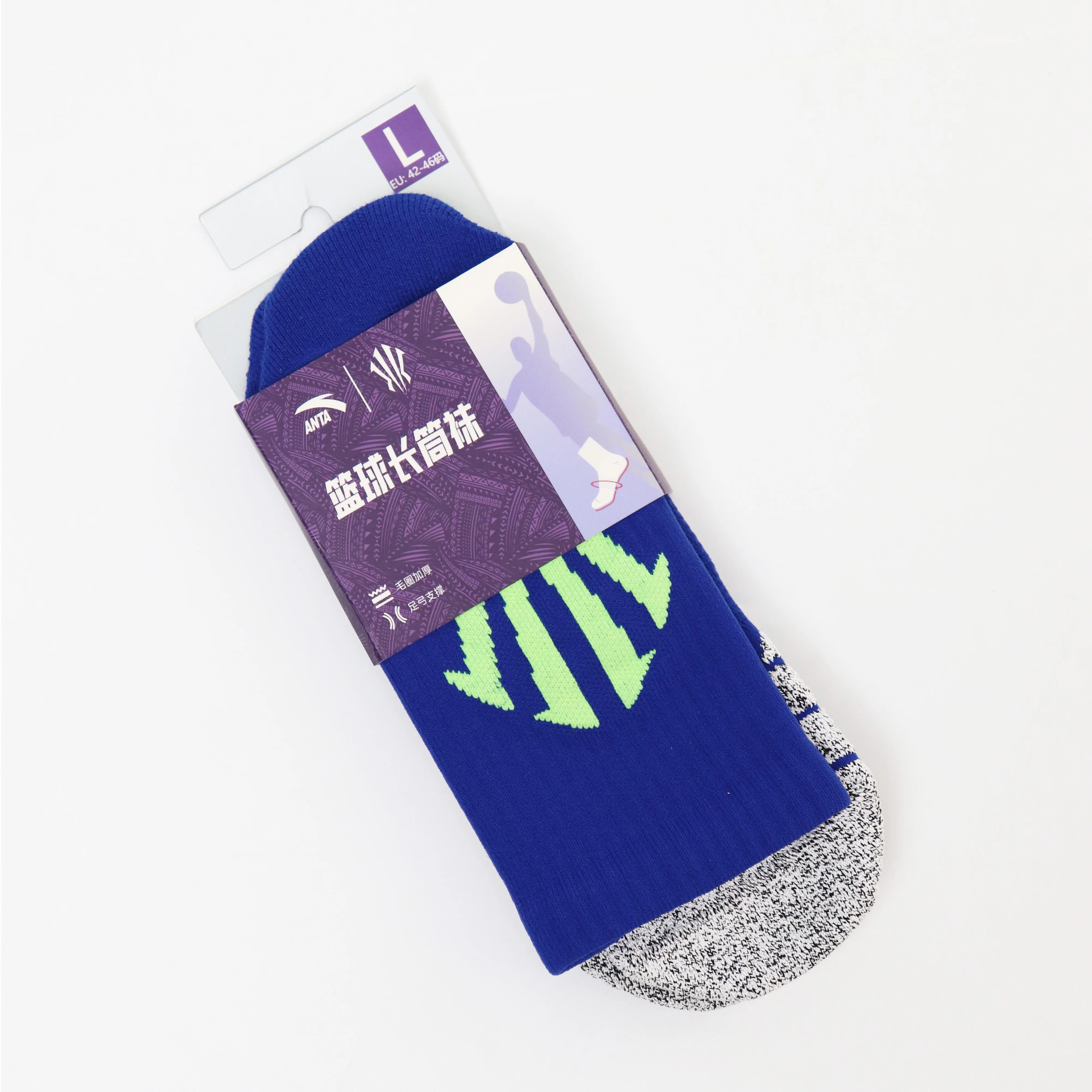 Anta Kai Basketball Socks(One pair of packages) - Image 24