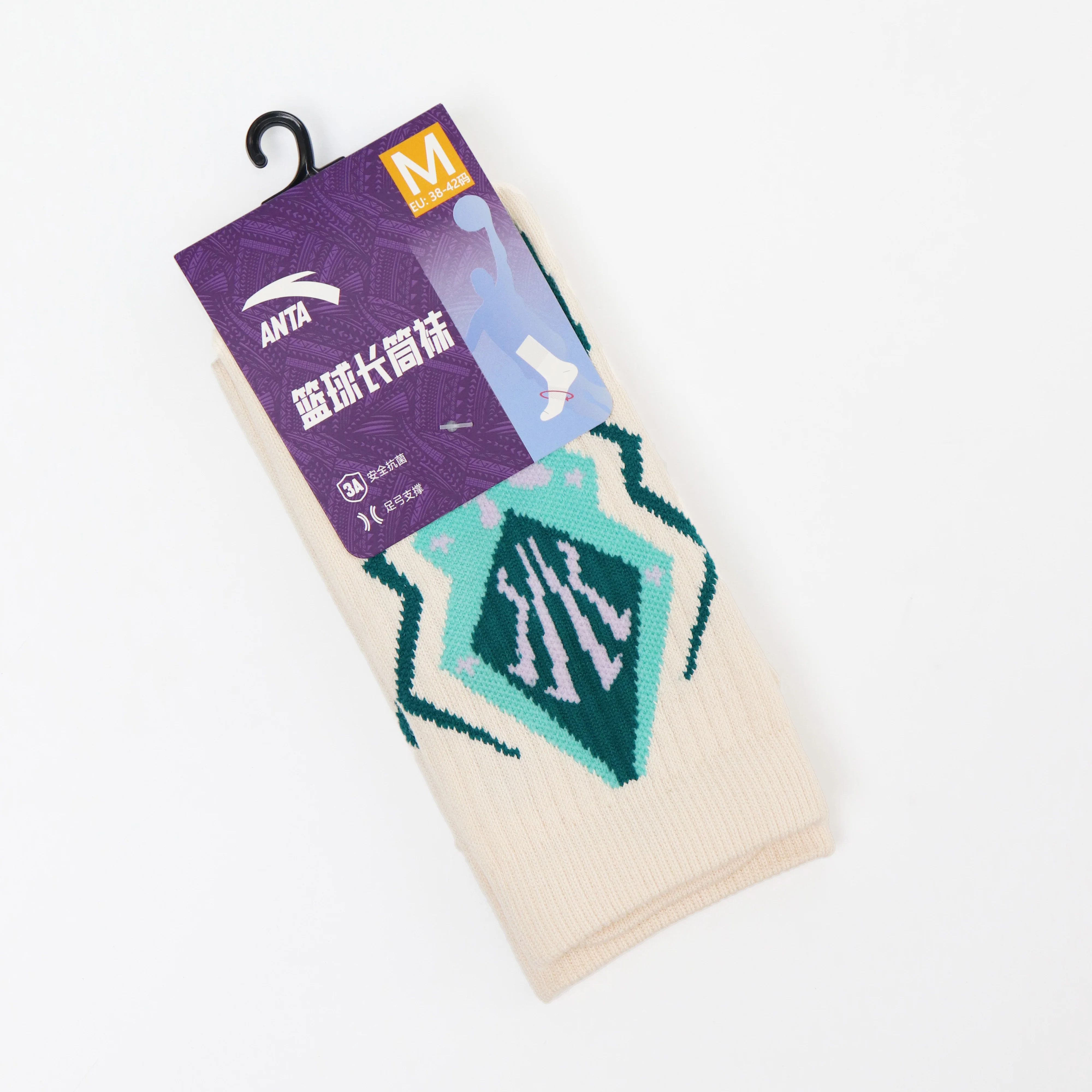 Anta Kai Basketball Socks(One pair of packages) - Image 29