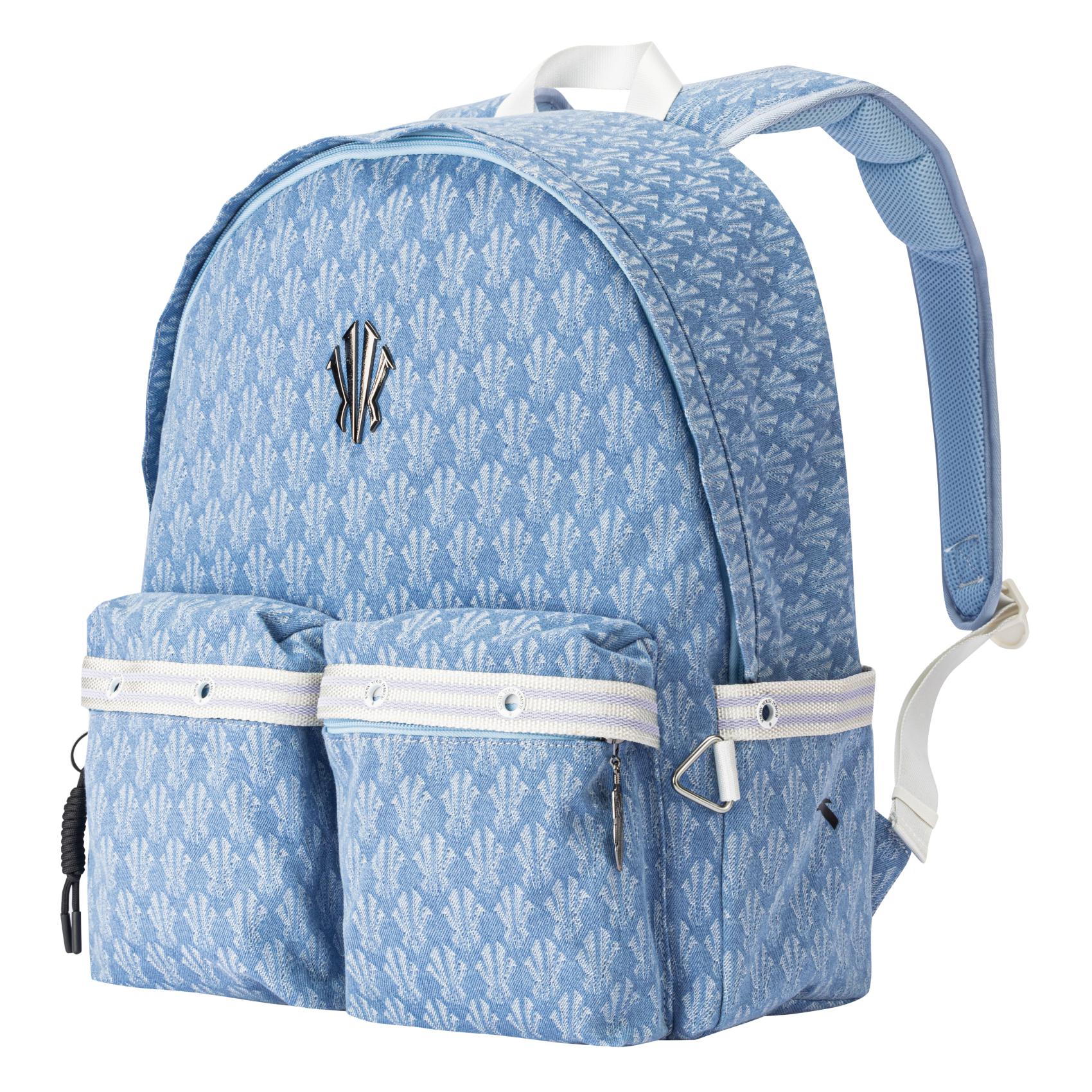 Anta Kai Fabric Backpack Denim Light Blue - Image 2