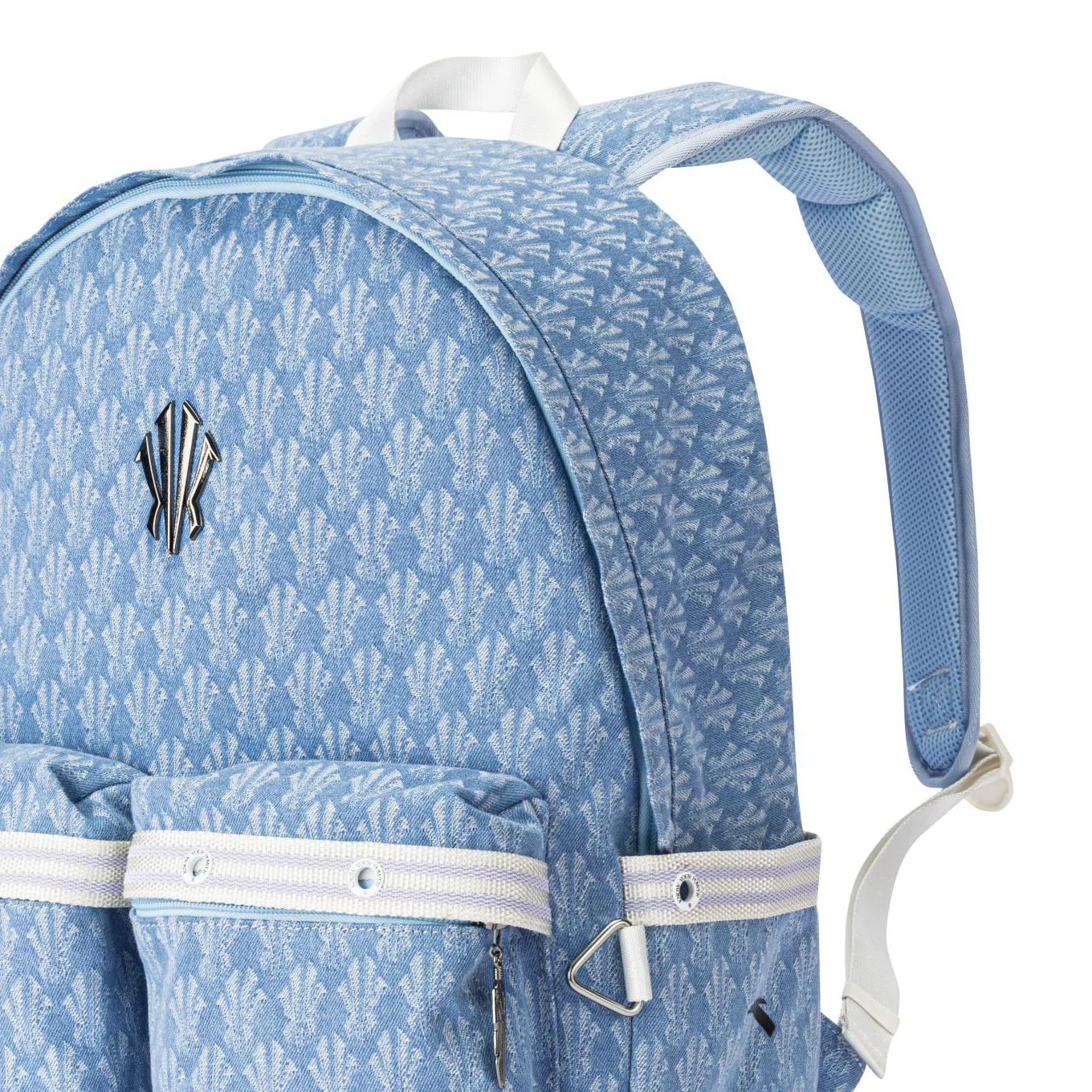 Anta Kai Fabric Backpack Denim Light Blue - Image 4