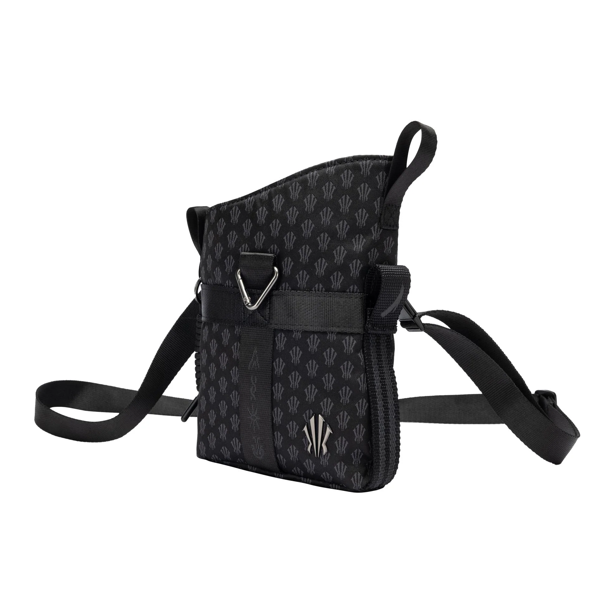 Anta Kai Fabric Crossbody Bag, Black - Image 3