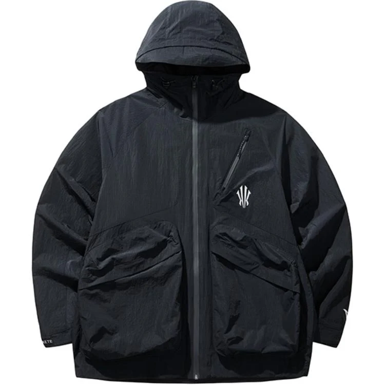 Anta Kai Jackets Coats 'Basic Black' - Image 2