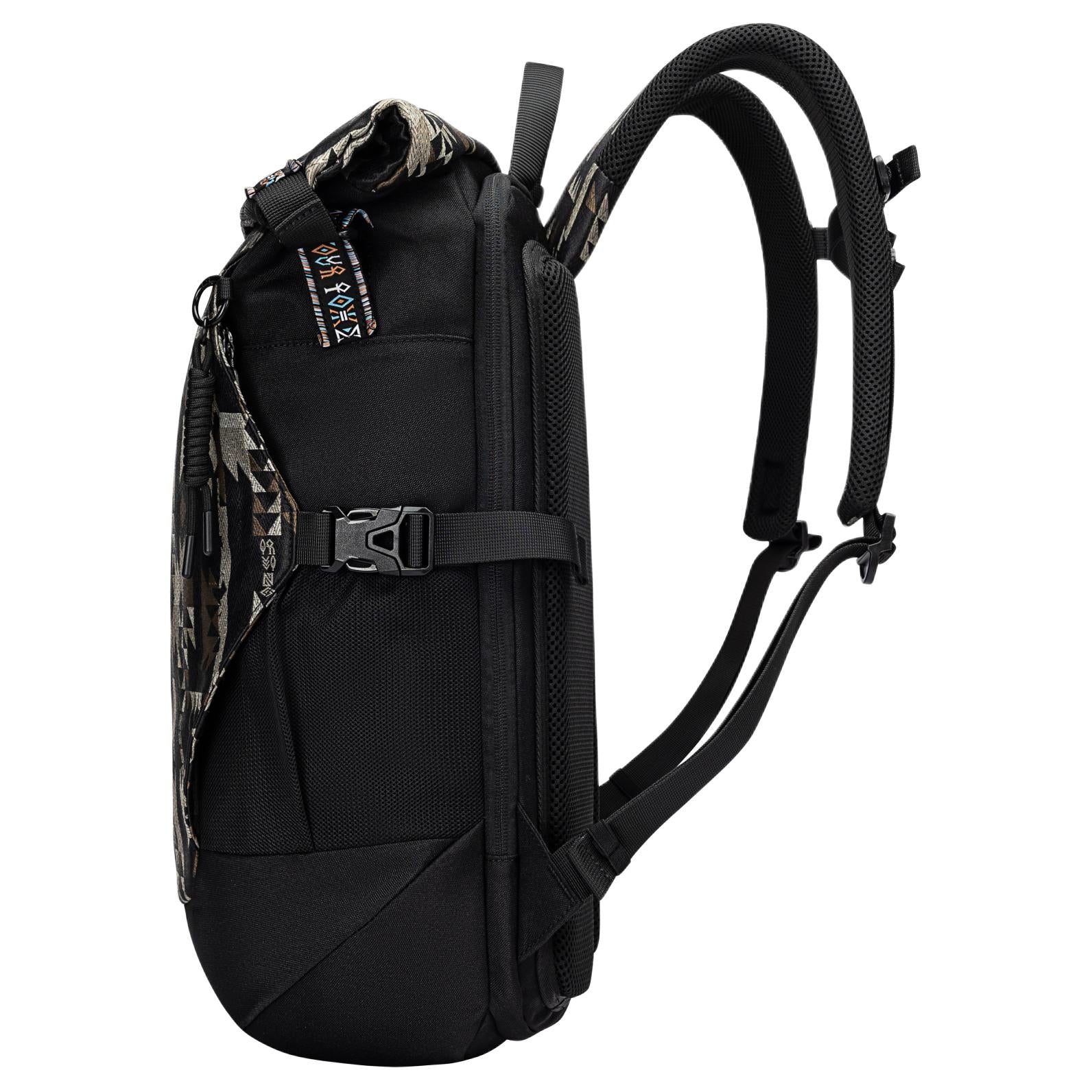 Anta Kai Polyester Backpack Black Jacquard - Image 3