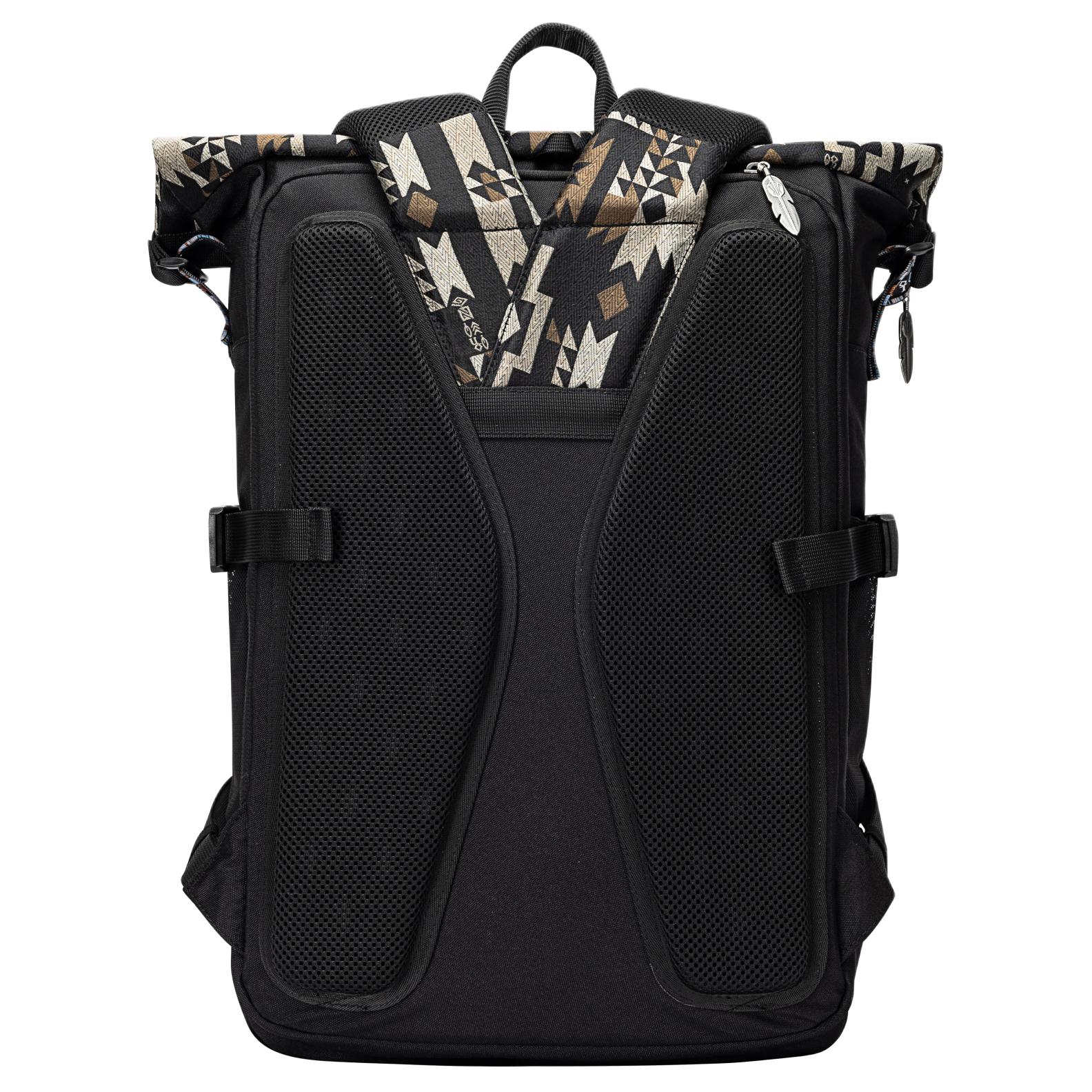 Anta Kai Polyester Backpack Black Jacquard - Image 5
