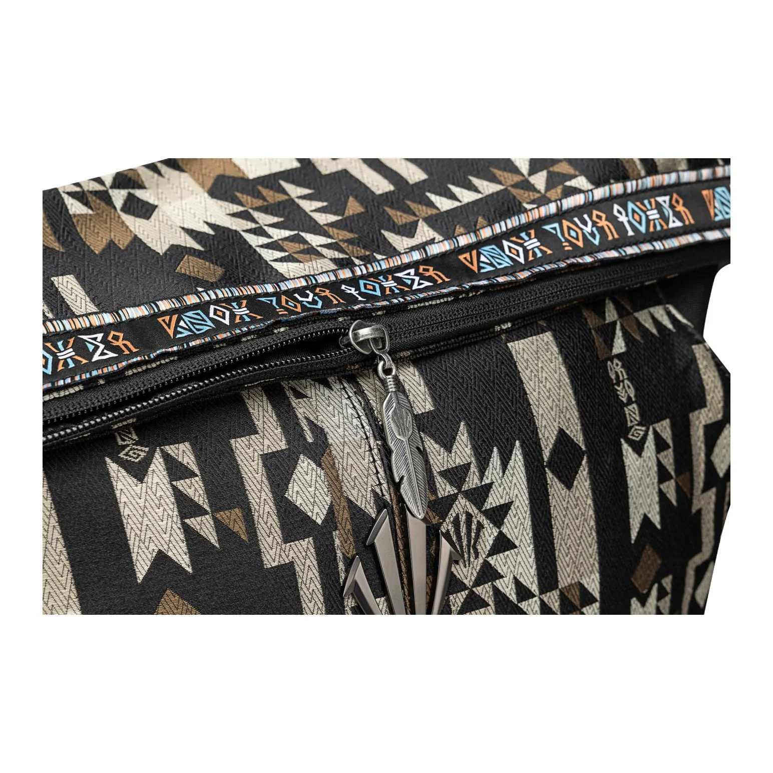 Anta Kai Polyester Backpack Black Jacquard - Image 7