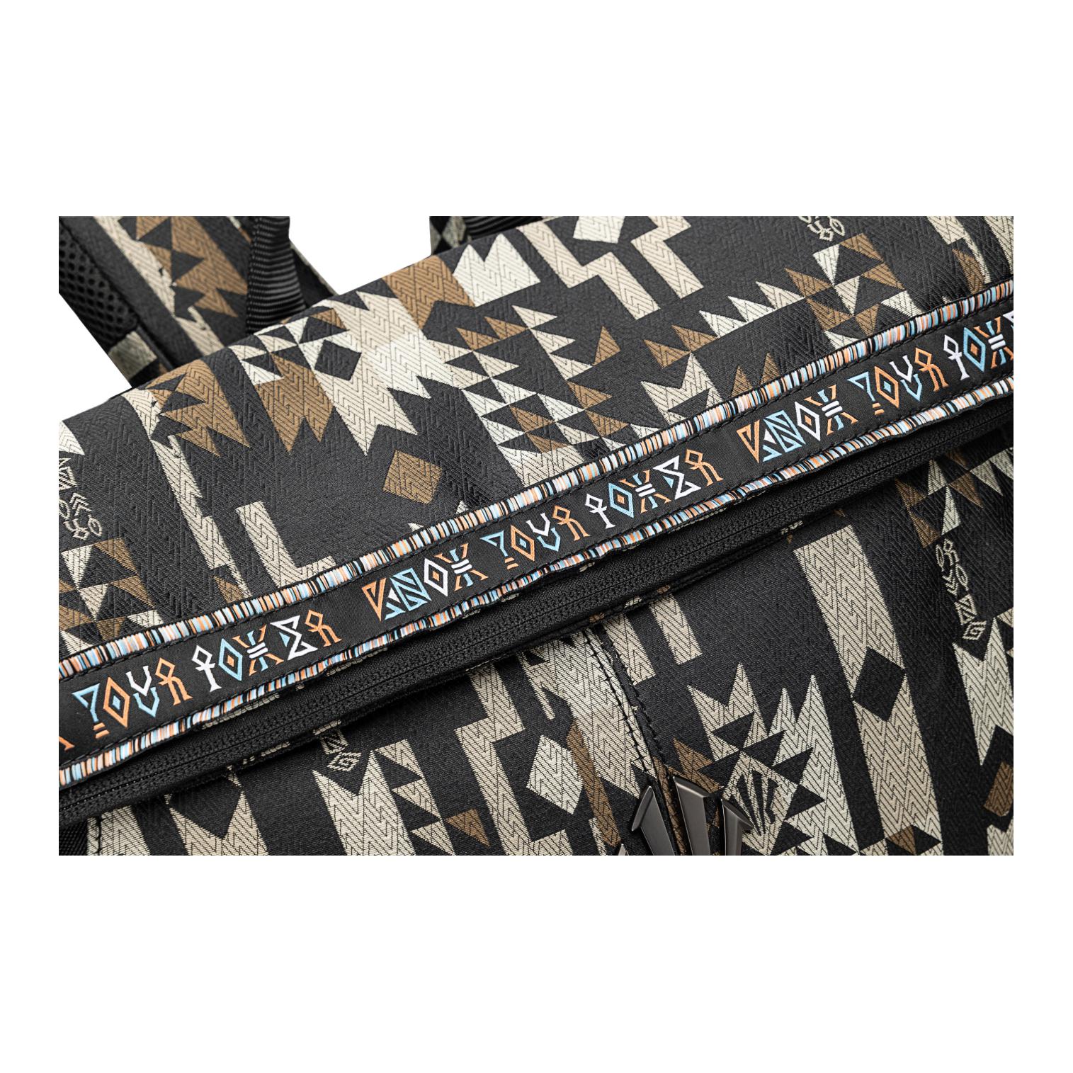 Anta Kai Polyester Backpack Black Jacquard - Image 9