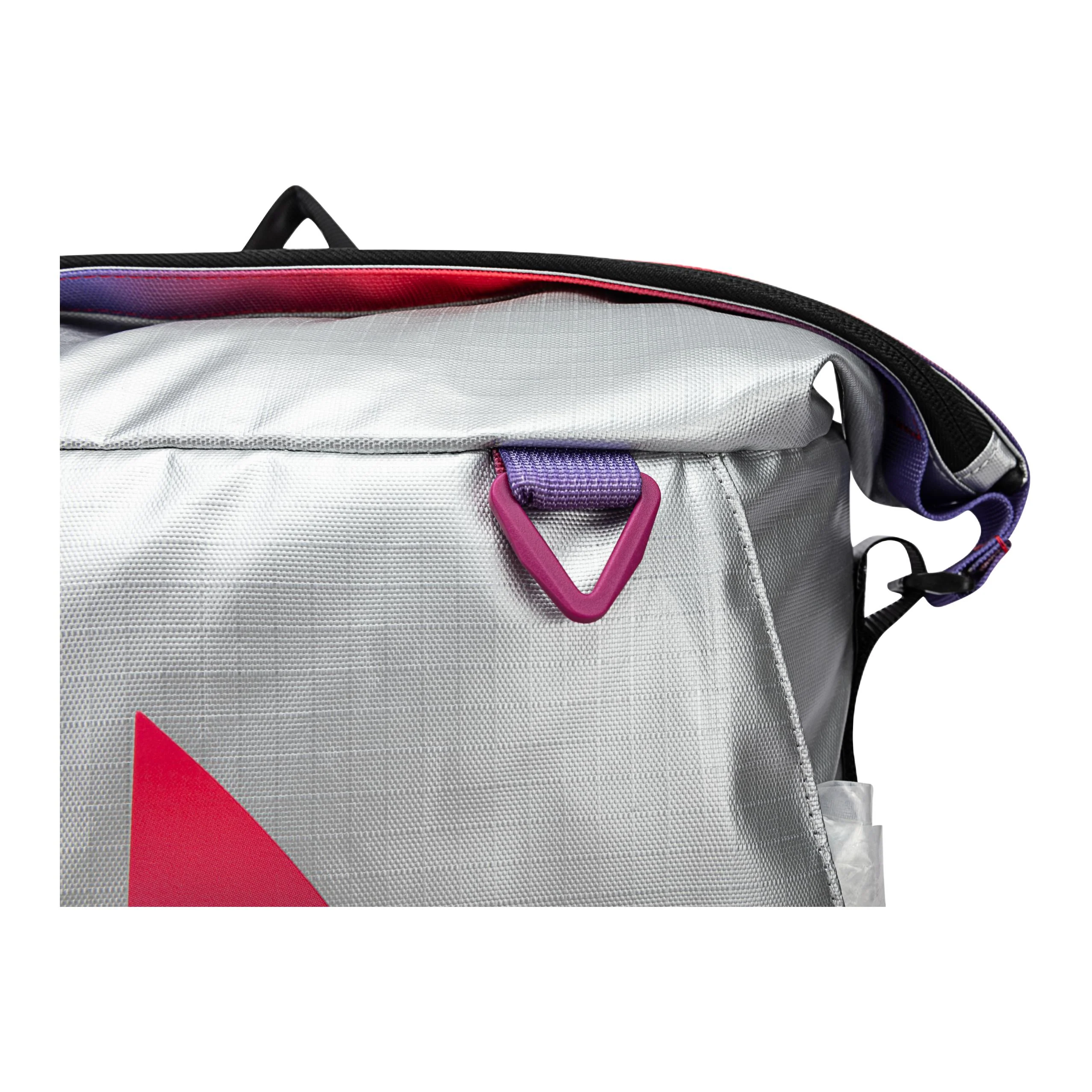 Anta Kai Series PU Rainbow Backpack Black Silver - Image 10