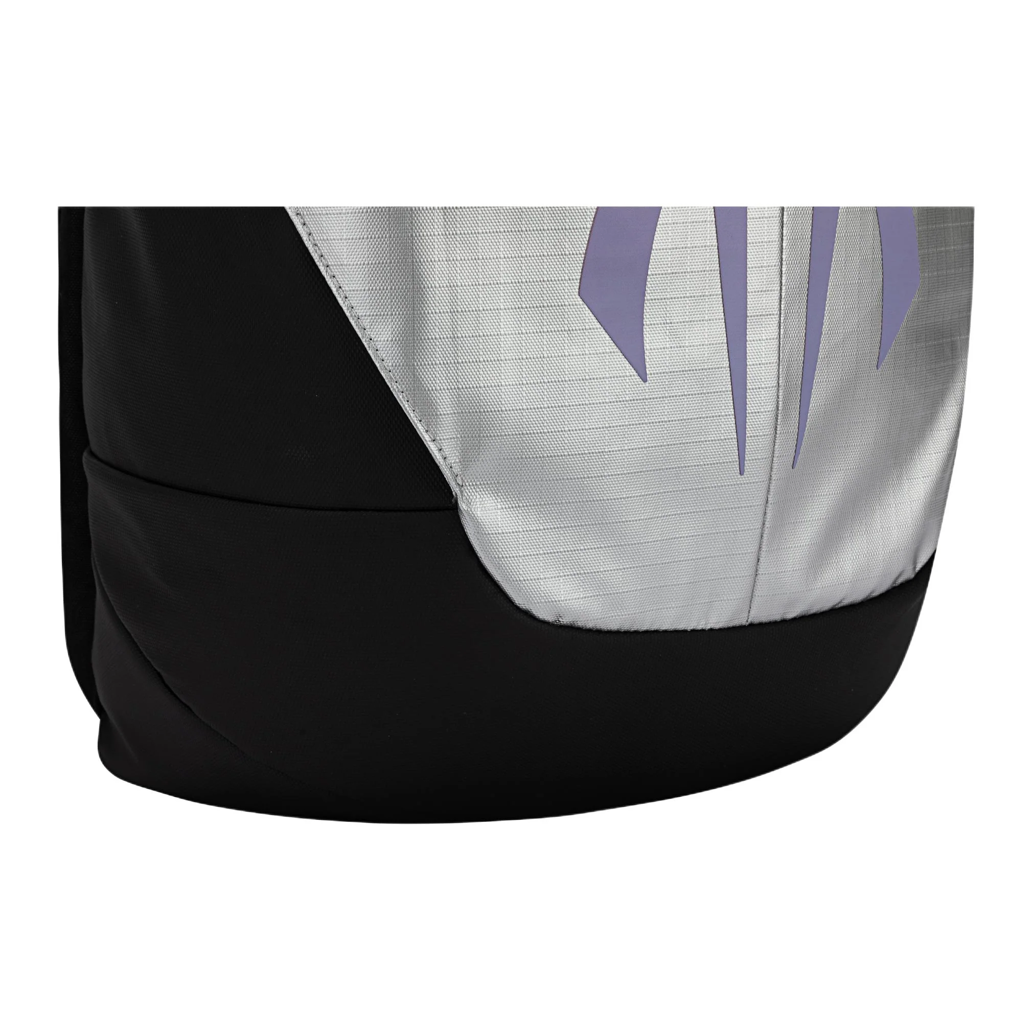 Anta Kai Series PU Rainbow Backpack Black Silver - Image 9