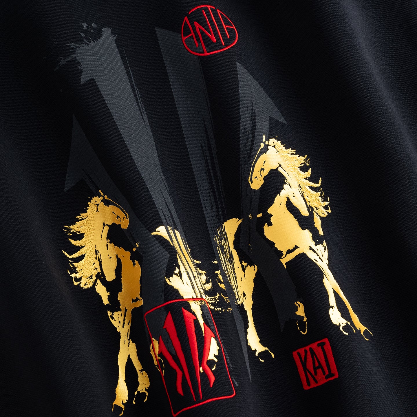 Anta Kai Sweatshirt 'Black Gold' - Image 5