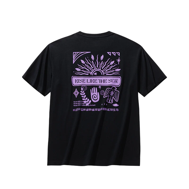 Anta Kai T-Shirt 'Basic Black' - Image 2
