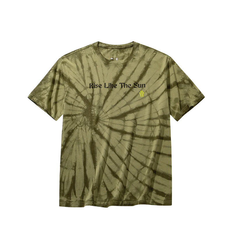 Anta Kai T-shirt 'Green Full Print'
