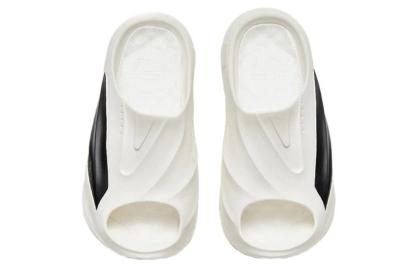 ANTA Slippers Nitrogen Bubble 'White Black' - Image 3