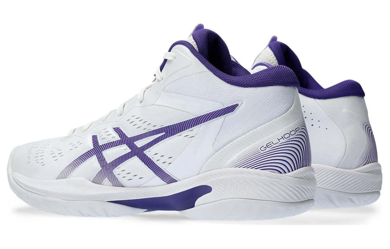 Asics Gelhoop V16 White Gentry Purple - Image 4
