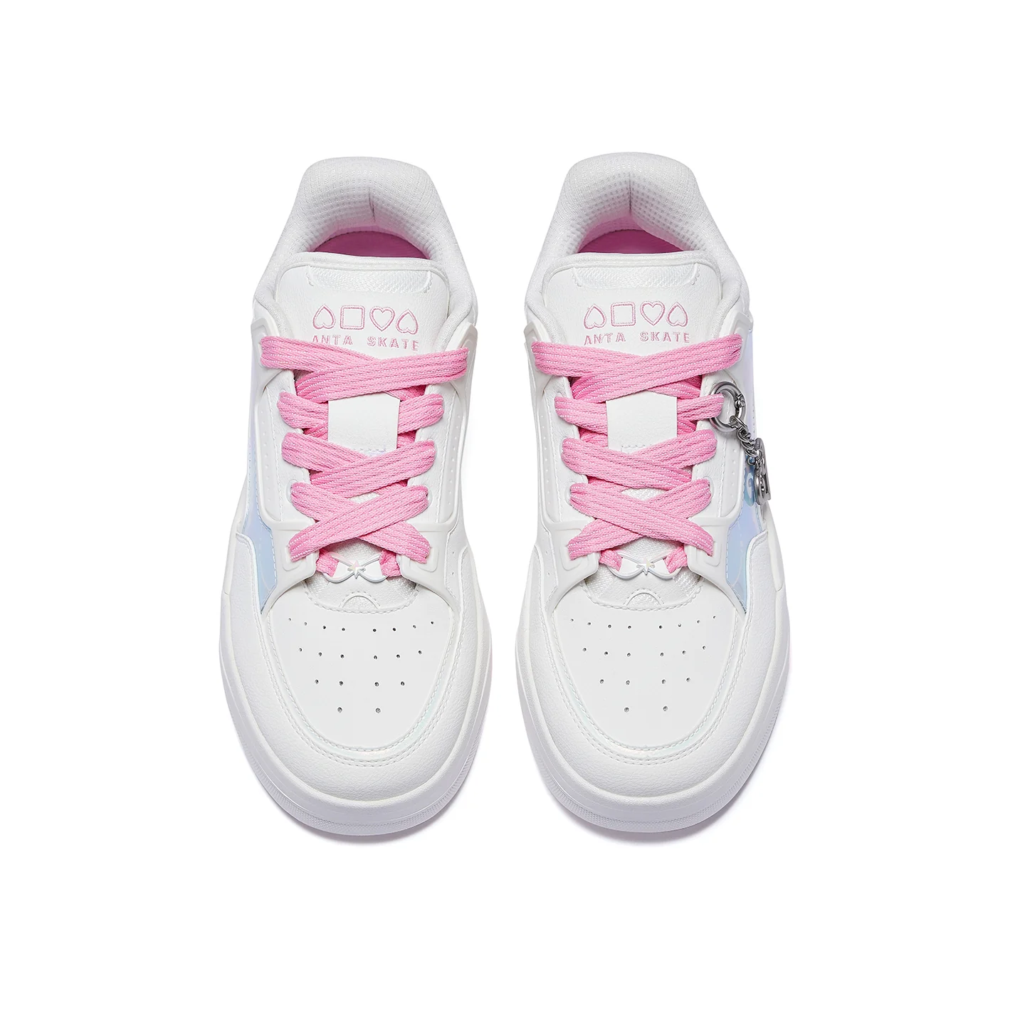 HonkaiStarRail x ANTA Skateboard Shoes 'White Pink' - Image 2