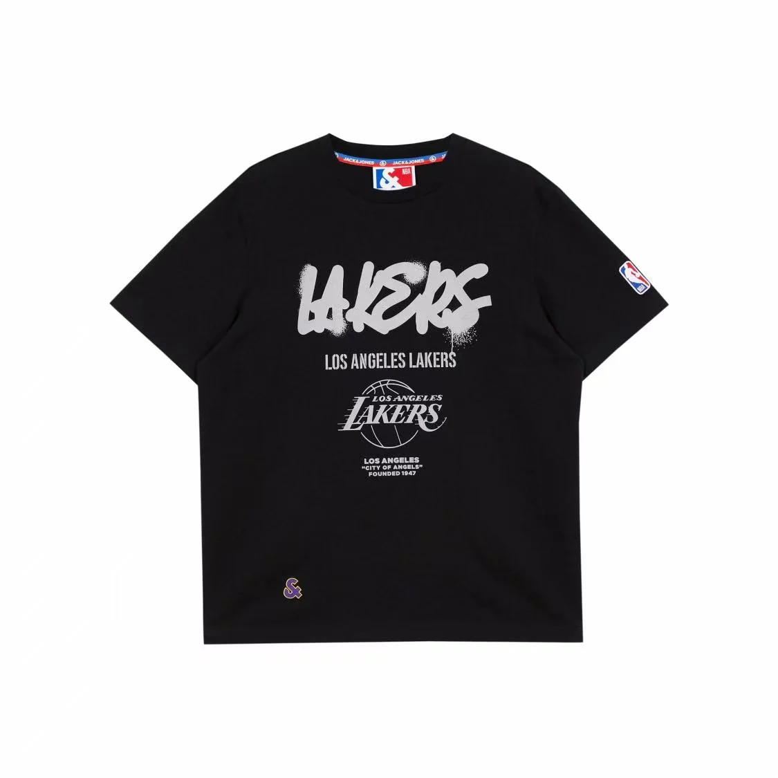 JACK JONES x NBA  Short Sleeve Tee 'Lakers' - Image 2