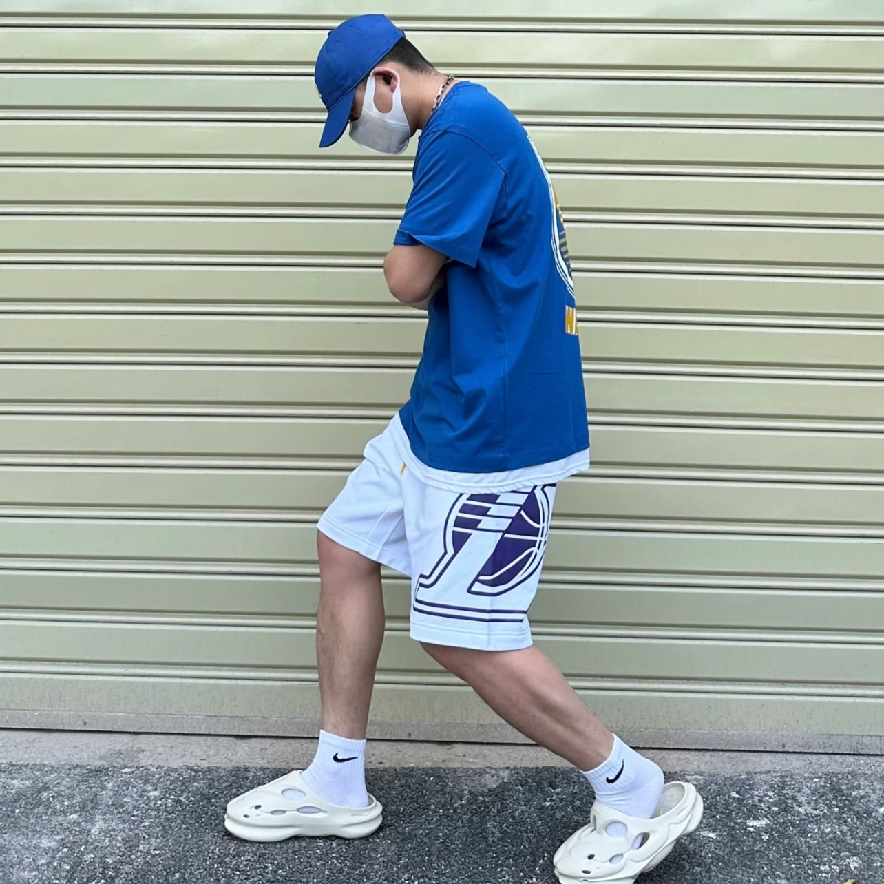 JACK JONES x NBA Unisex Casual Shorts 'Lakers' - Image 5