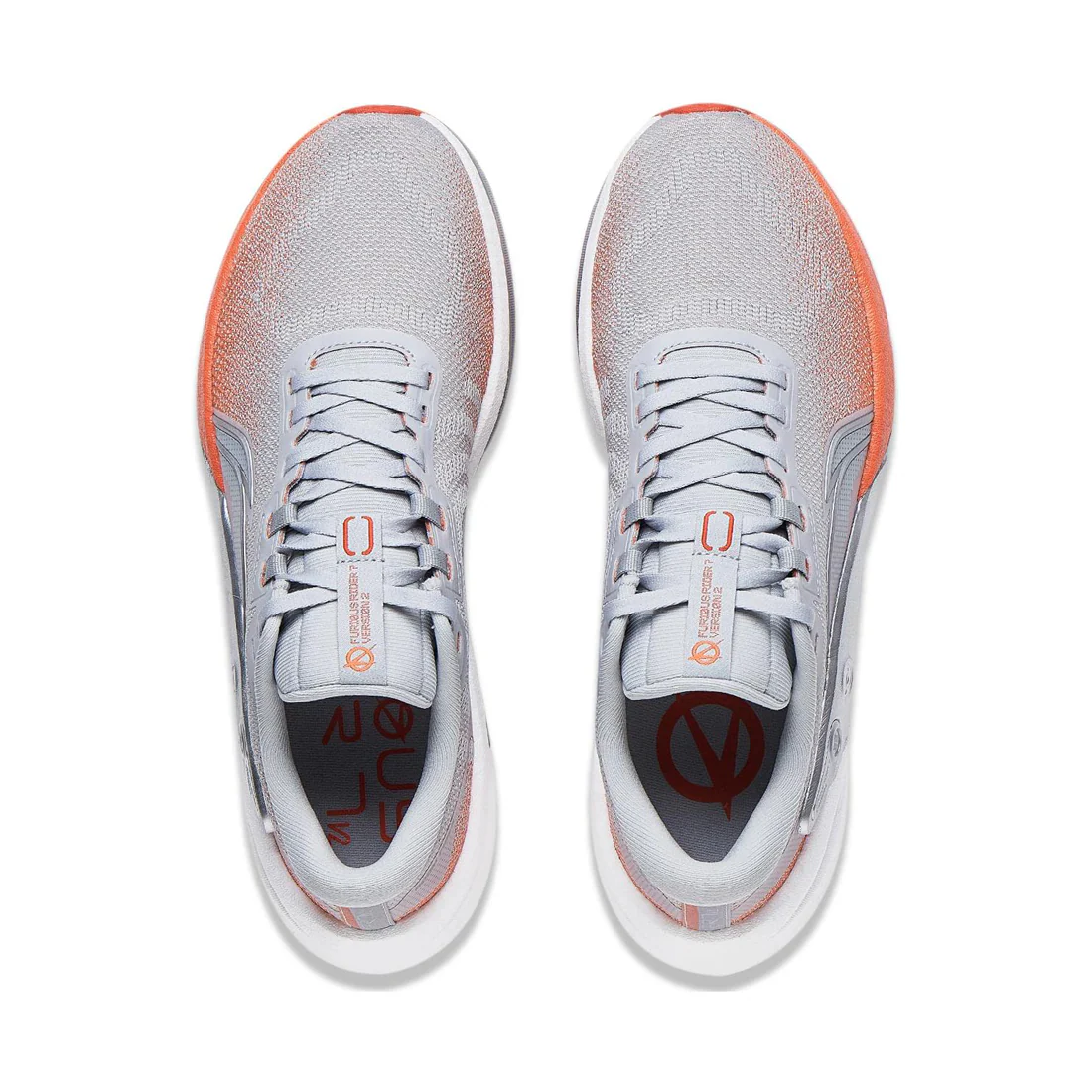 LiNing Furious Rider 7 Pro V2 'Grey Orange' - Image 4