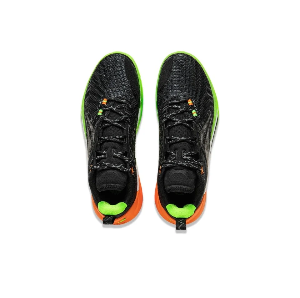 LiNing Speed 10  ‘Black/Green/Orange' - Image 5