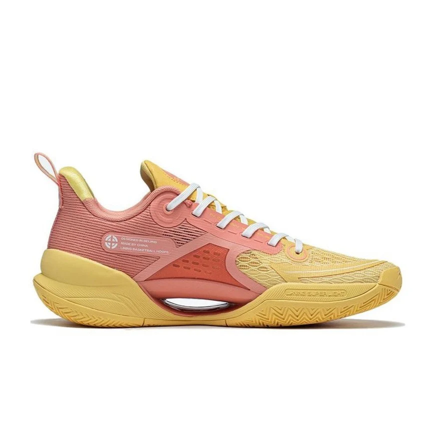LiNing Superlight V2 Orange Mango ‘Yellow and pink' - Image 2