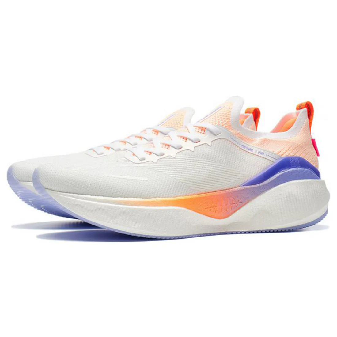 LiNing Yueying 3 Pro 'White Orange Purple' - Image 3