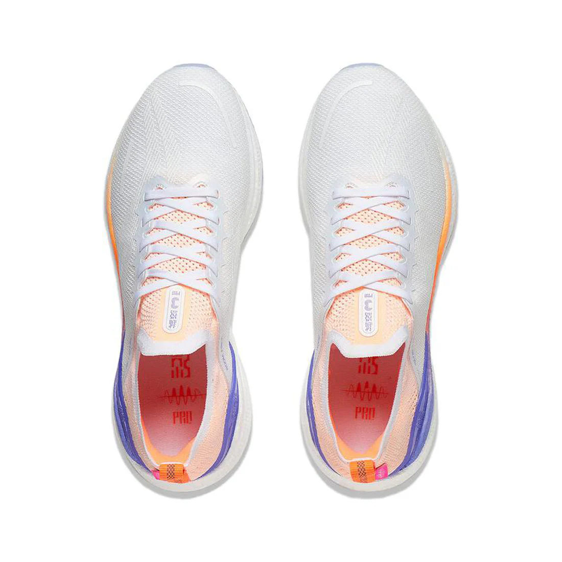 LiNing Yueying 3 Pro 'White Orange Purple' - Image 4