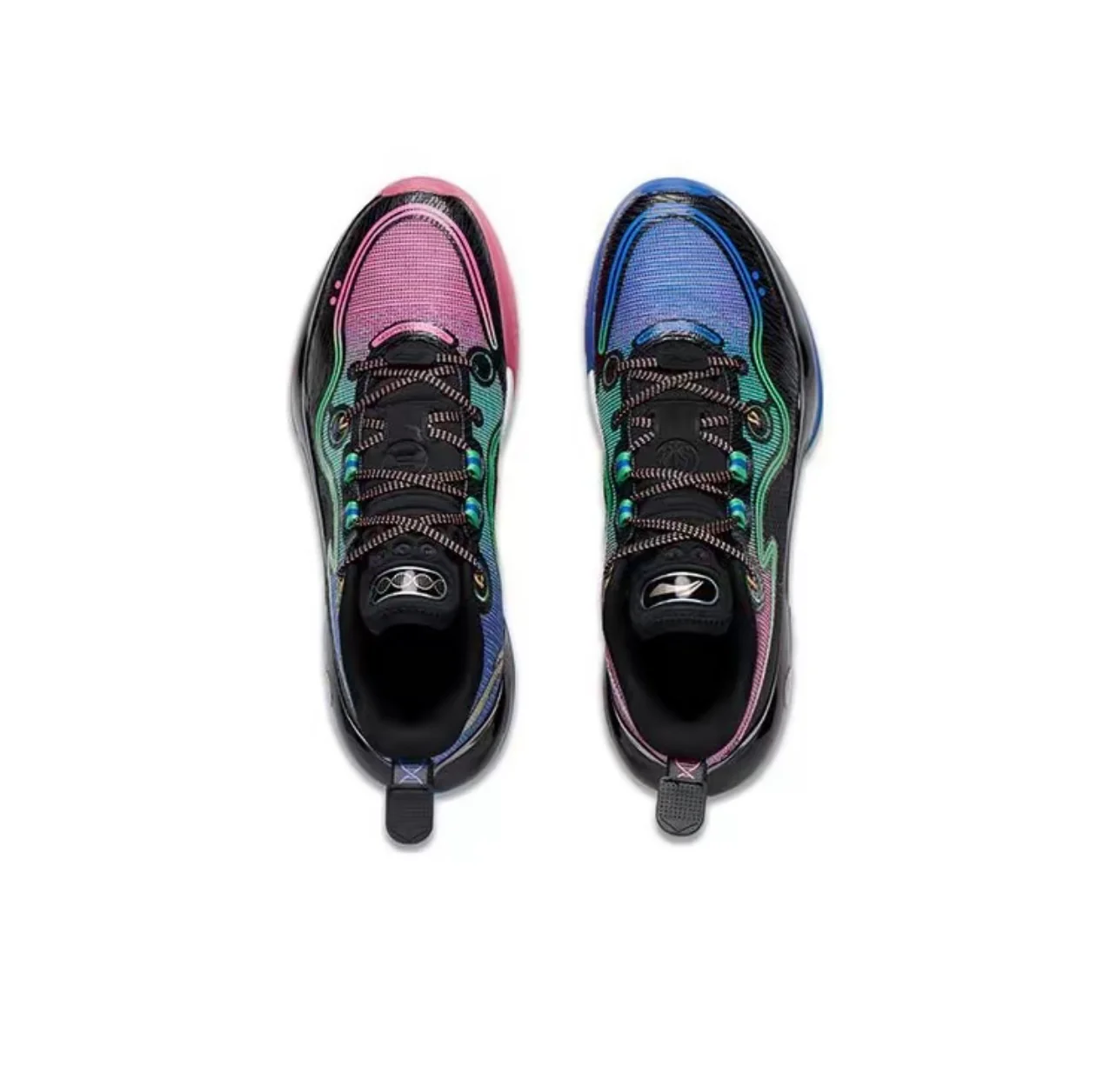 LiNing Yushuai Evolution Low ‘Black Pink Blue’ - Image 4