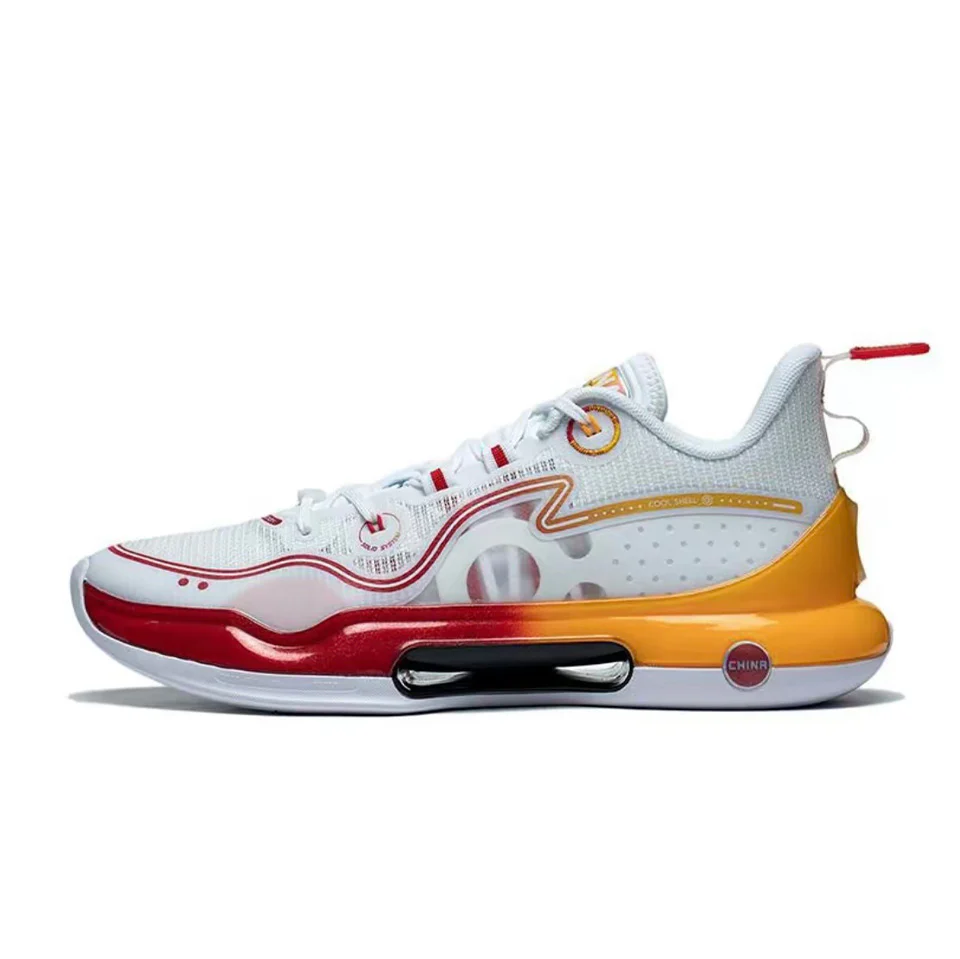 LiNing Yushuai Evolution Low âWhite Red Yellowâ