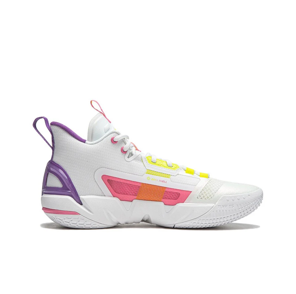 LiNing Bad Five 4 ‘White Yellow Pink’ - Image 2