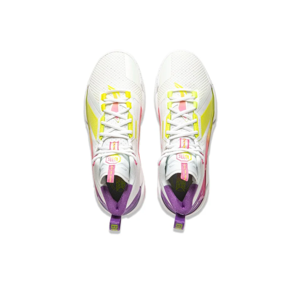 LiNing Bad Five 4 ‘White Yellow Pink’ - Image 4