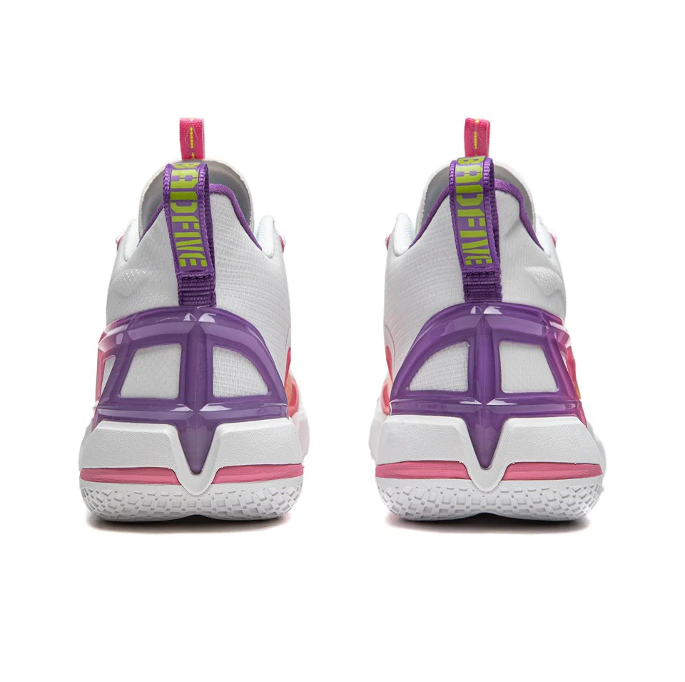 LiNing Bad Five 4 ‘White Yellow Pink’ - Image 6