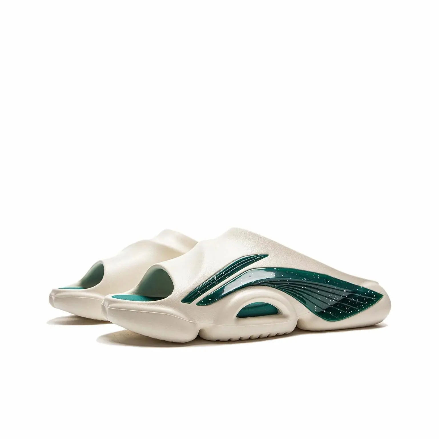 LiNing BADFIVE Slides OG ‘Beige Green' - Image 3