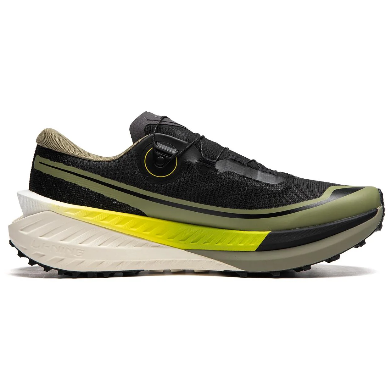 LiNing DiLu PRO Running Shoes 'Black Green' - Image 2