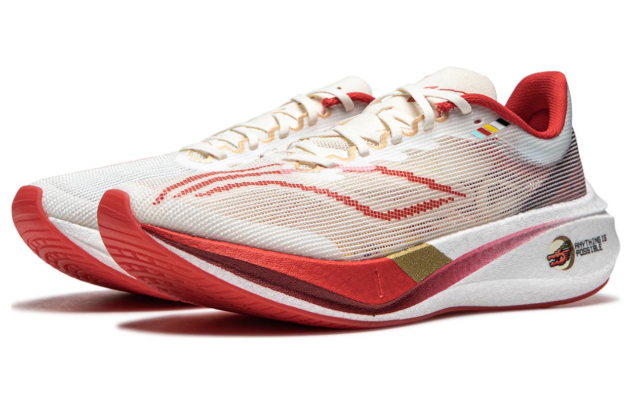 LINING Feidian 3 Challenger Running Shoes ăWomenă'Red White' - Image 2