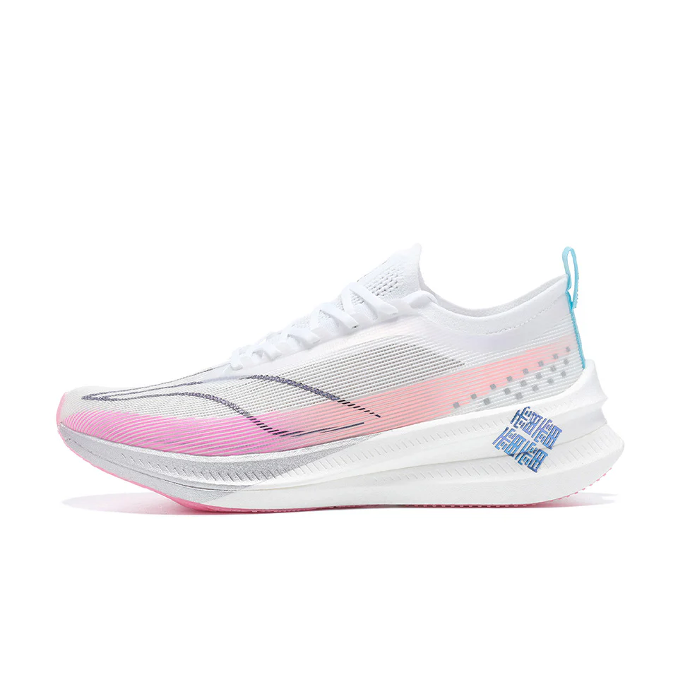 LiNing Feidian 3 Elite Running Shoes 'White Blue Pink'