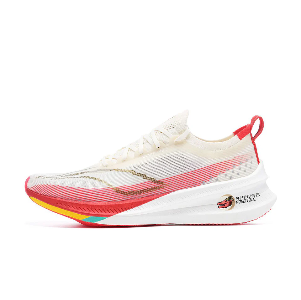 LiNing Feidian 3 Elite Running Shoes 'White Red Year Of The Dragon Limited Edition'