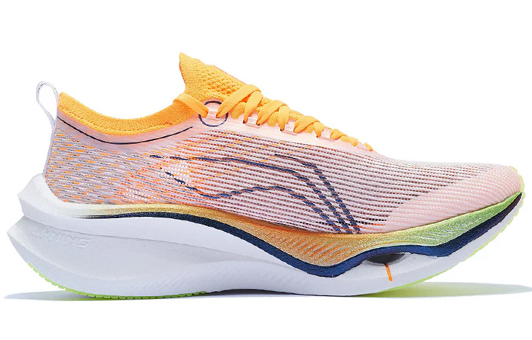 LiNing Feidian 3 Ultra Running Shoes 'Orange White' - Image 2