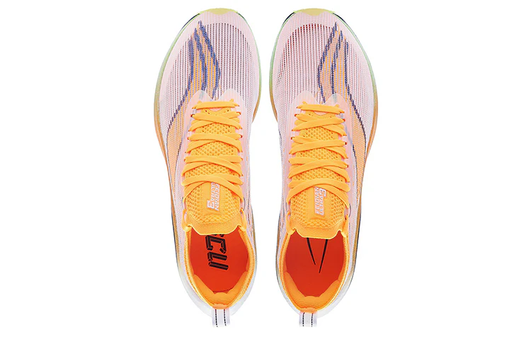 LiNing Feidian 3 Ultra Running Shoes 'Orange White' - Image 3