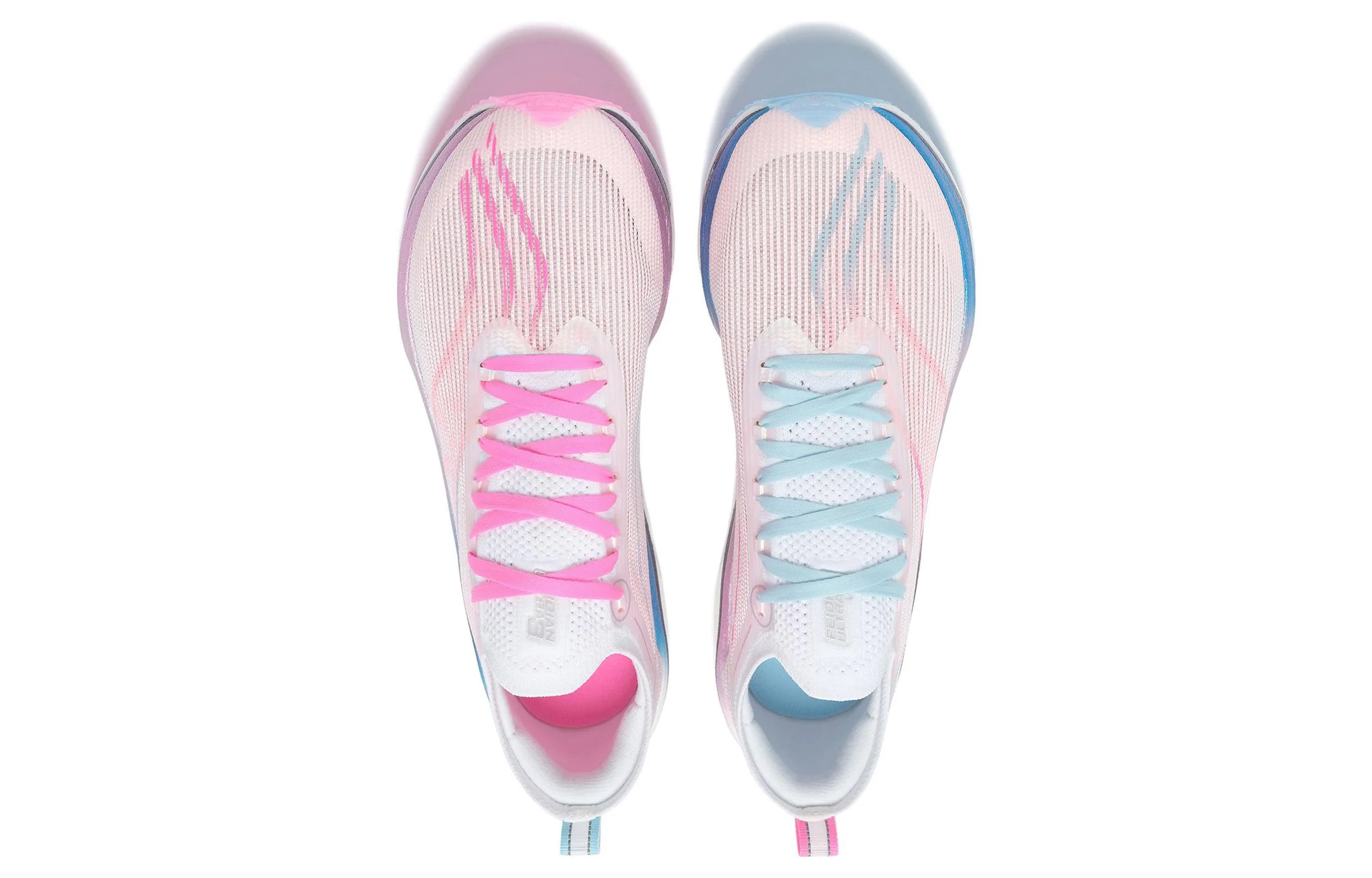 LiNing Feidian 3 Ultra Tin HorseRunning Shoes 'Pink Blue' - Image 3