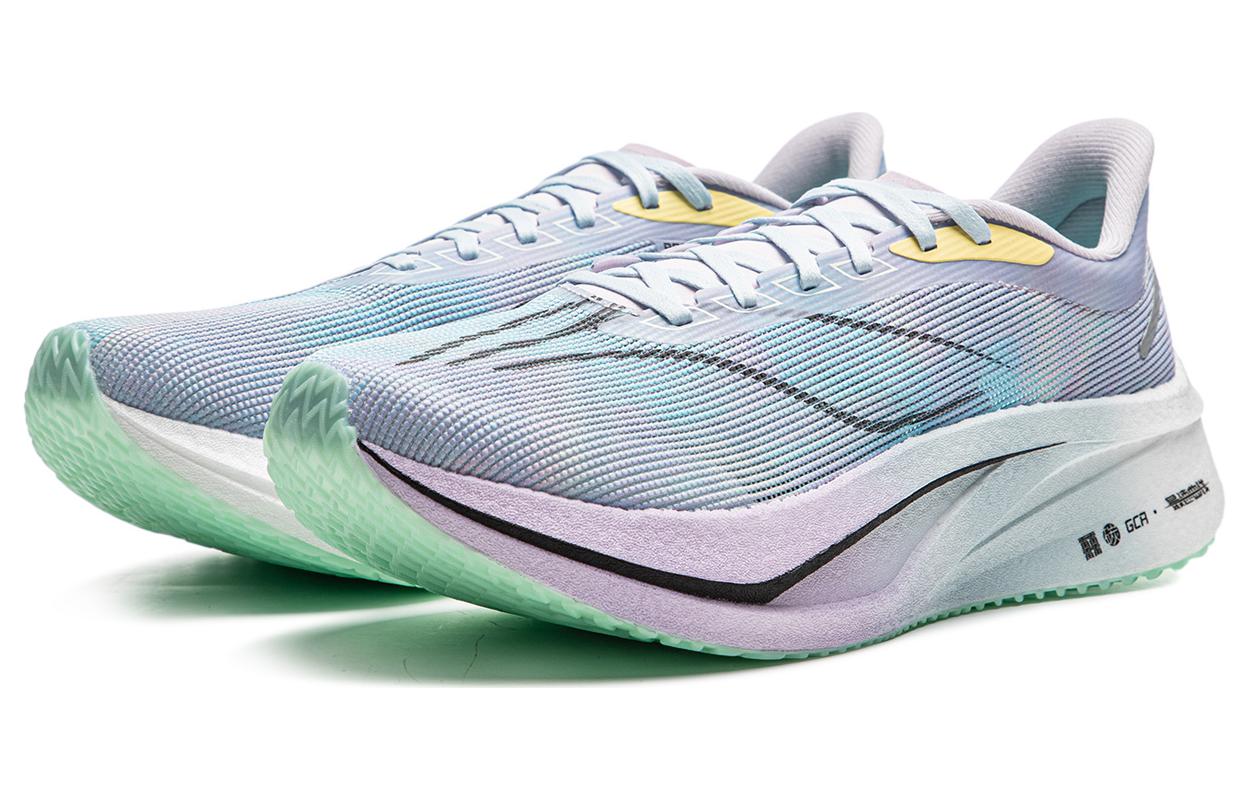 LINING Feidian 4 Challenger Running Shoes 'Mist Purple Vero Rose Purple Fluorescent Ice Cyan' - Image 3