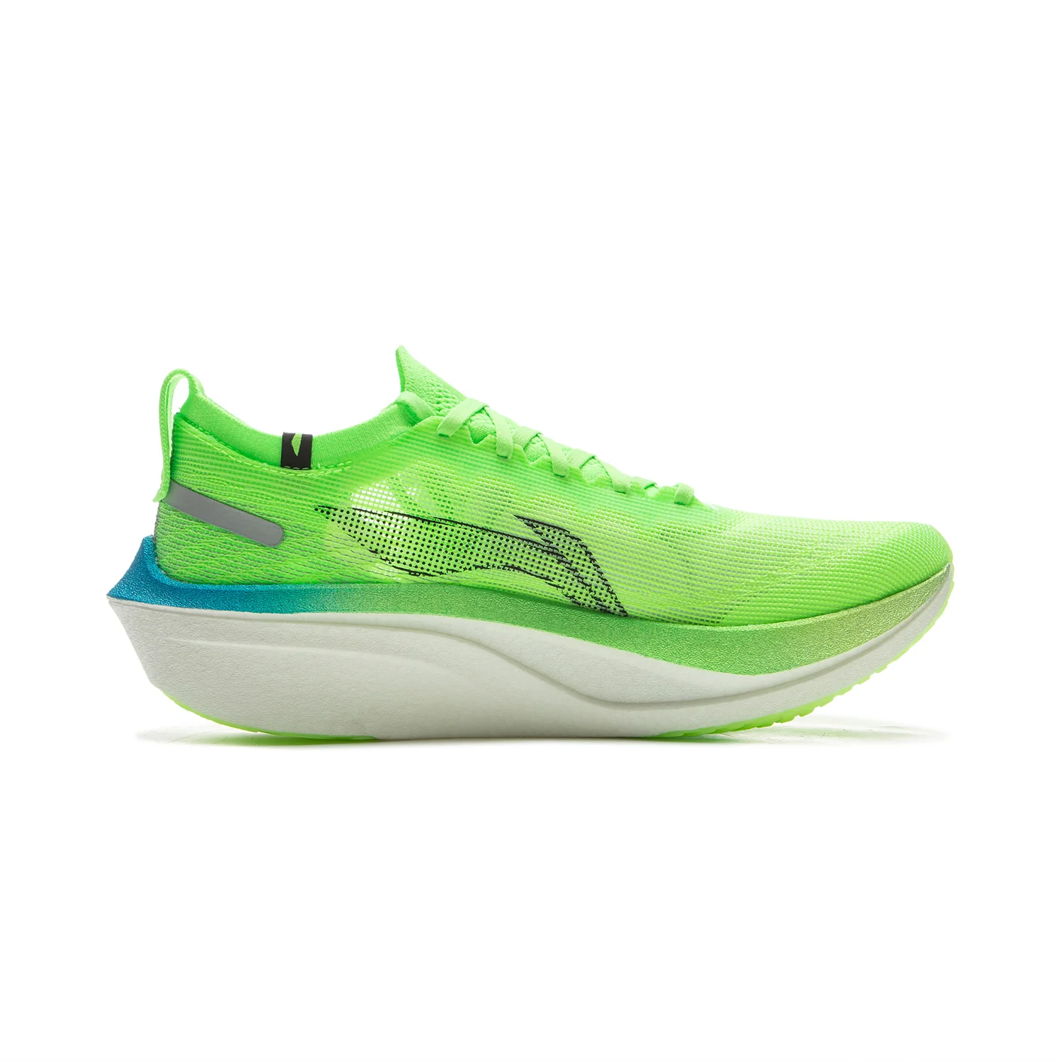 LiNing Feidian 4 Elite Carbon Plate Running Shoes 'Neon Green' - Image 2