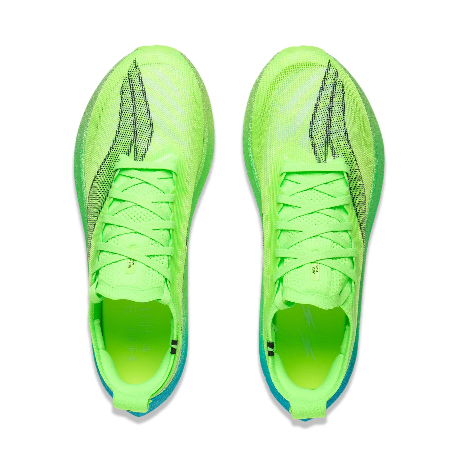 LiNing Feidian 4 Elite Carbon Plate Running Shoes 'Neon Green' - Image 4